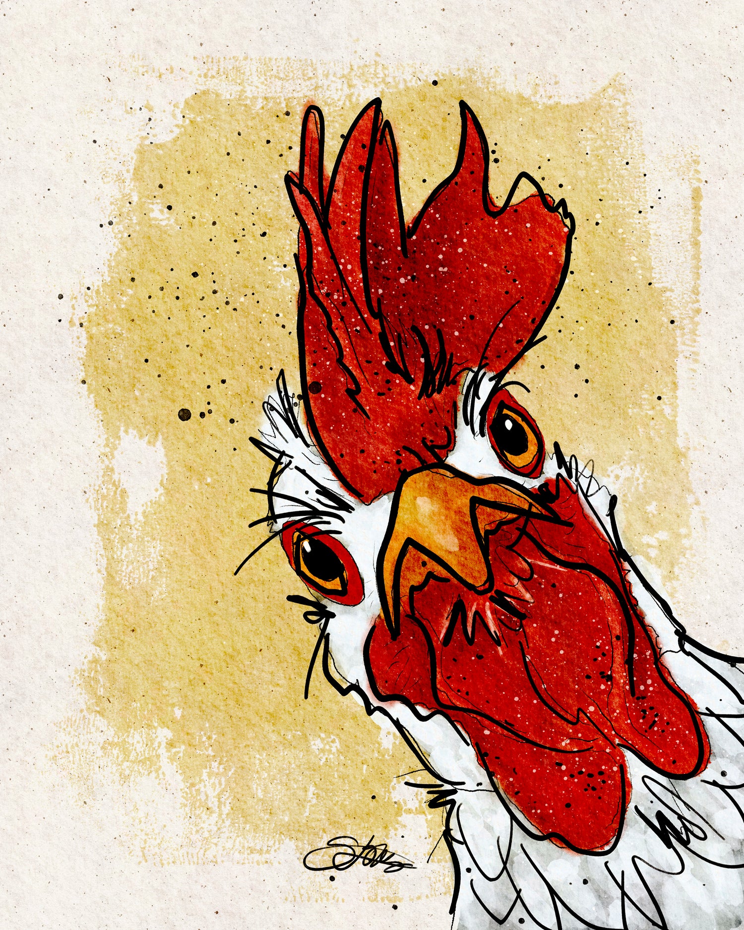 Grumpy Rooster