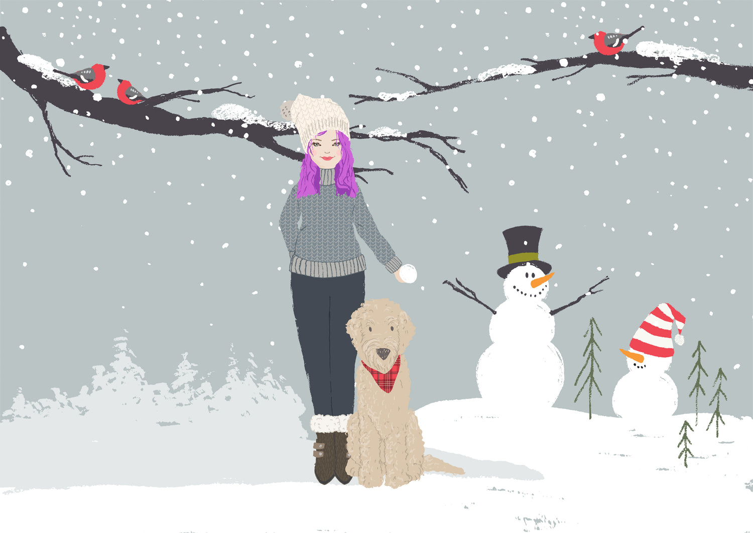 Whimsical Custom Illustrated Portraits
