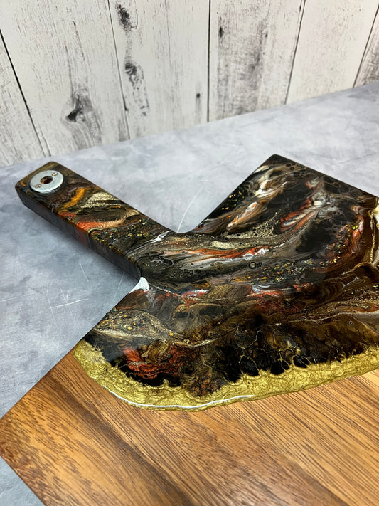 XXL Black Fire Opal Charcuterie Board (raised) (1)