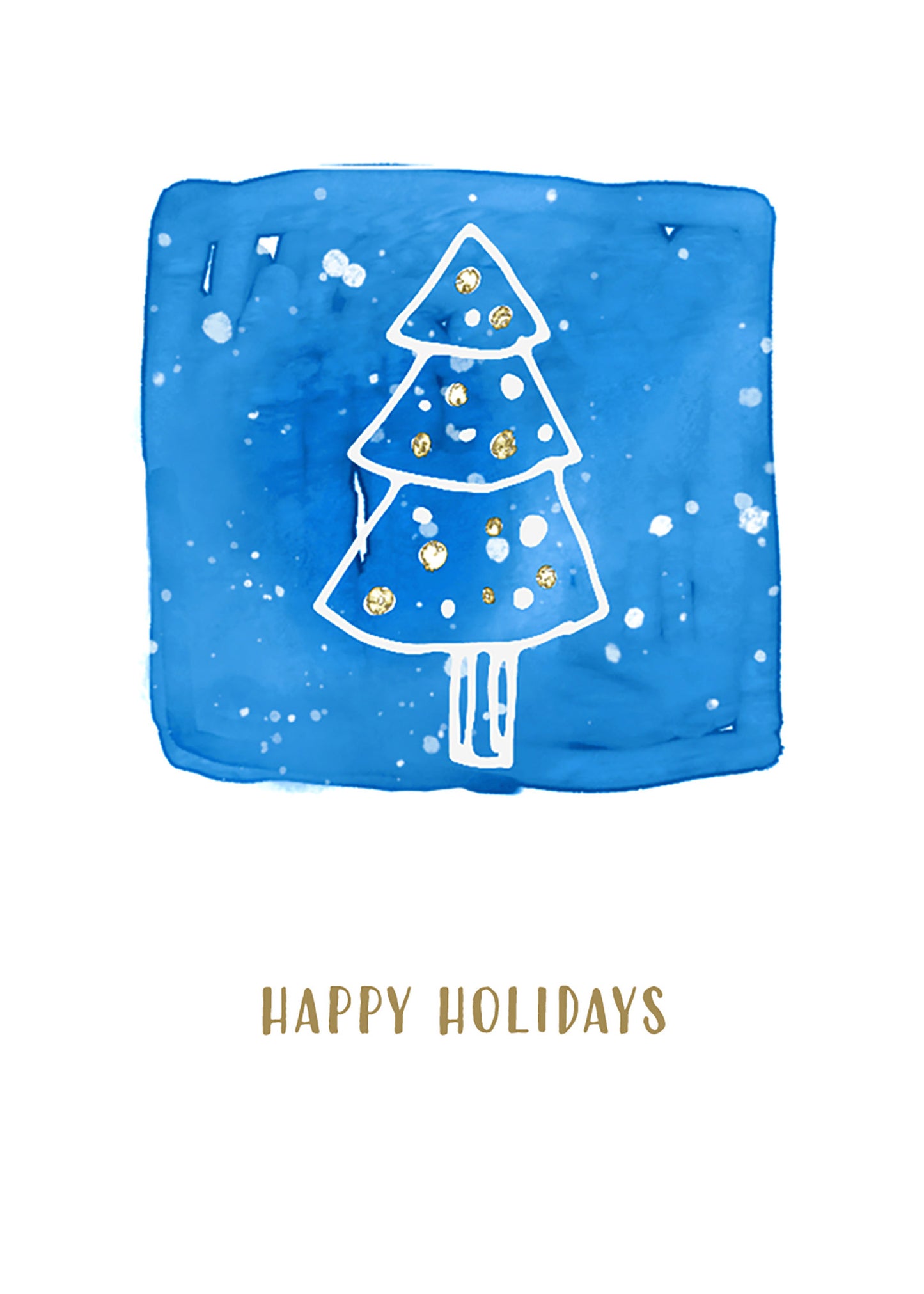 Frosty Trees Greeting Cards