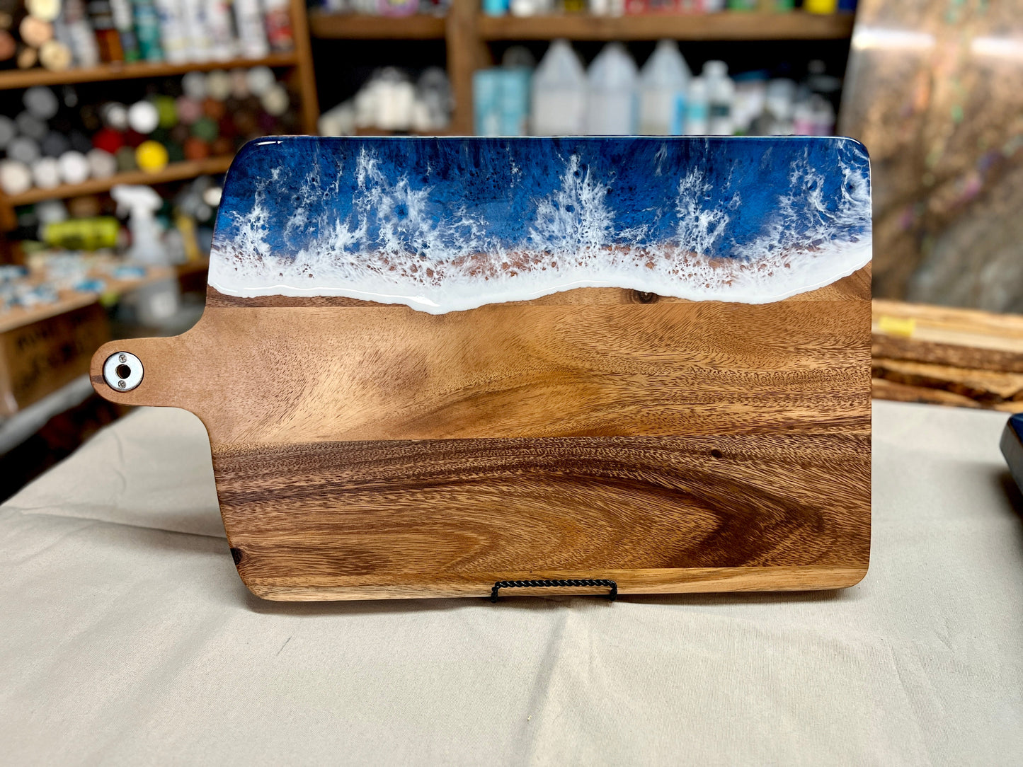 Coastal - Charcuterie Board - Long (raised) - Pacific Sea