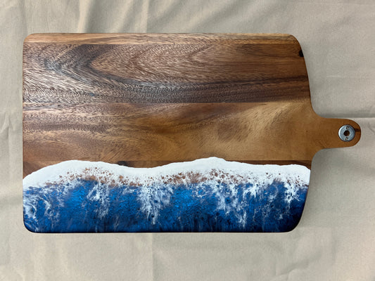 Beach Wave Charcuterie Board - Long (raised) - Pacific Ocean 1