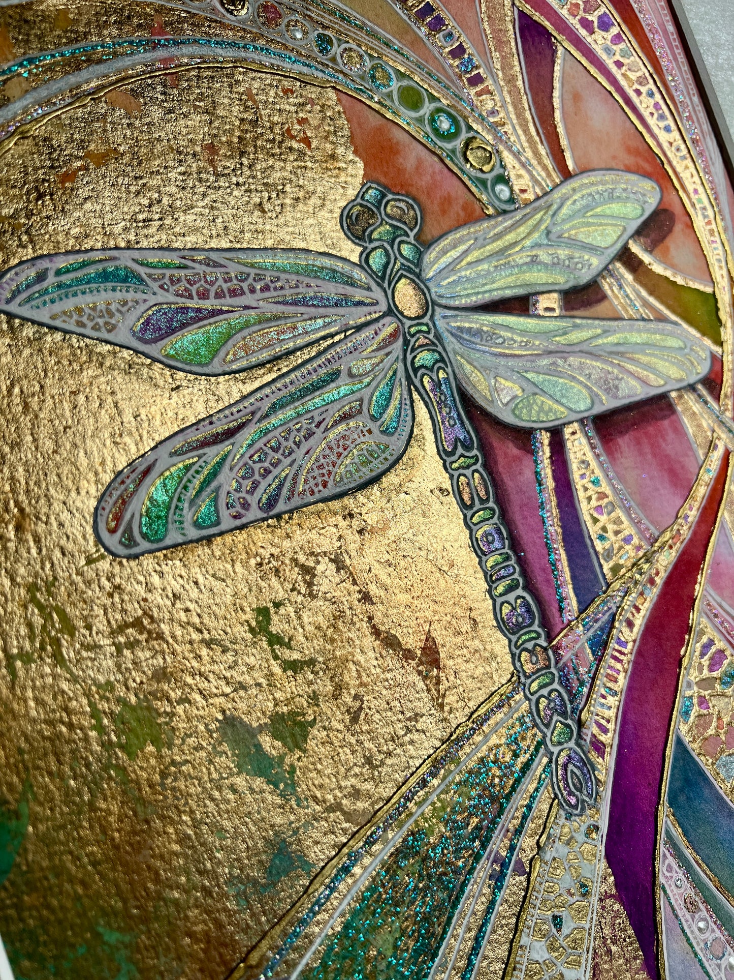 Dragonfly III - Original Mixed Media Painting