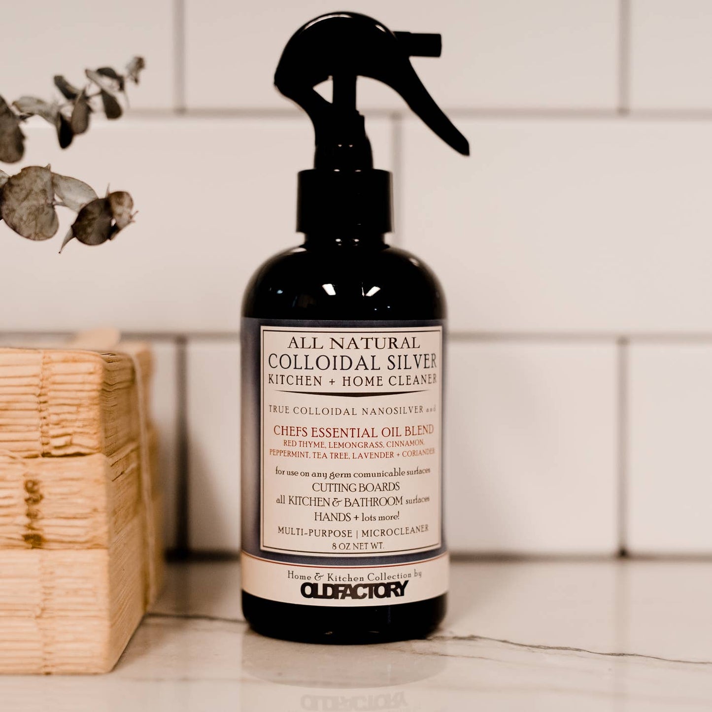 Colloidal Silver Home & Kitchen Cleaner (use on hands too!)